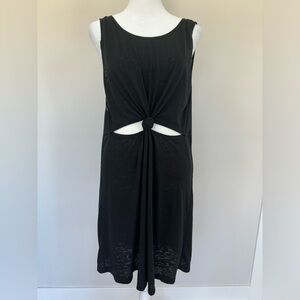 New BECCA by Rebecca Black Knot Back Scoop Mini Dress Coverup Size Large